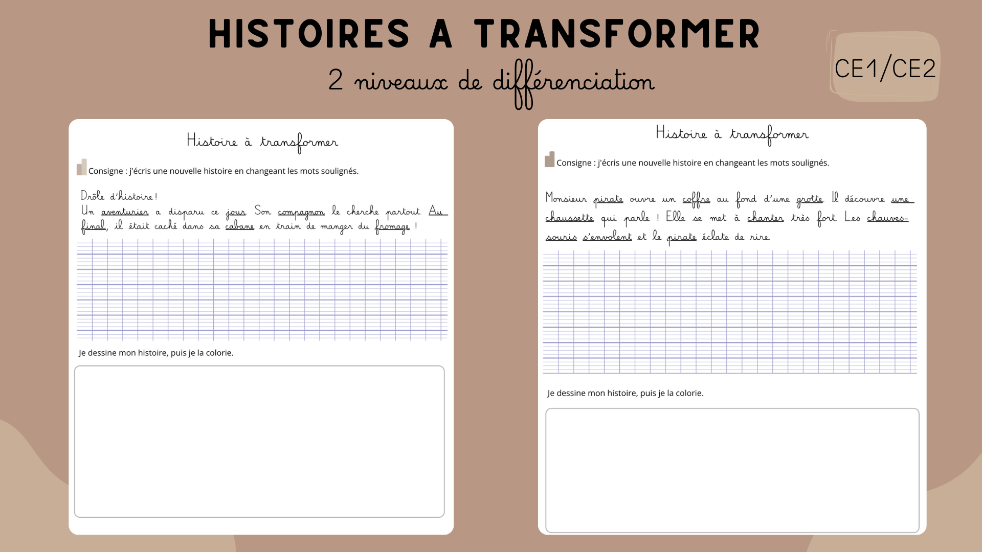 Histoires à transformer